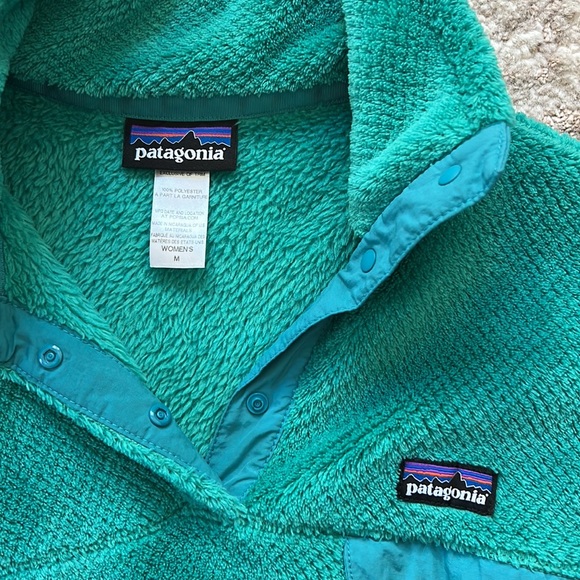 Patagonia Teal Retool Fleece Medium - Picture 3 of 4